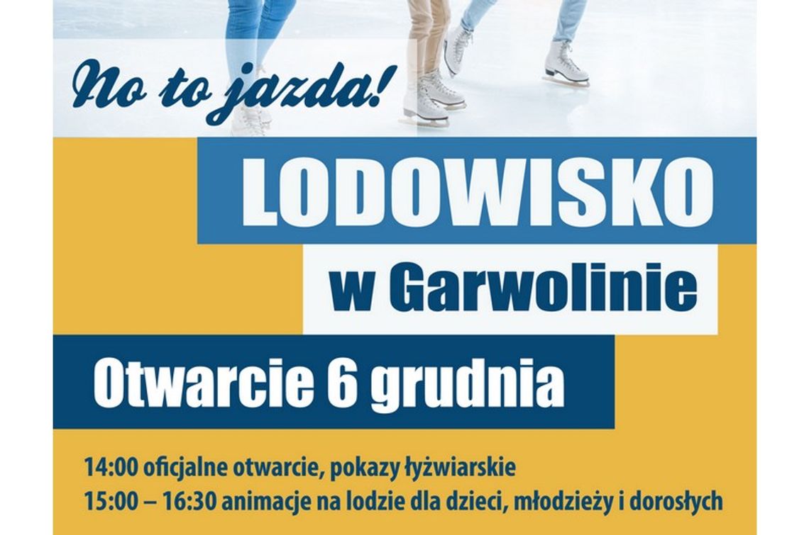 6 grudnia startuje lodowisko w Garwolinie