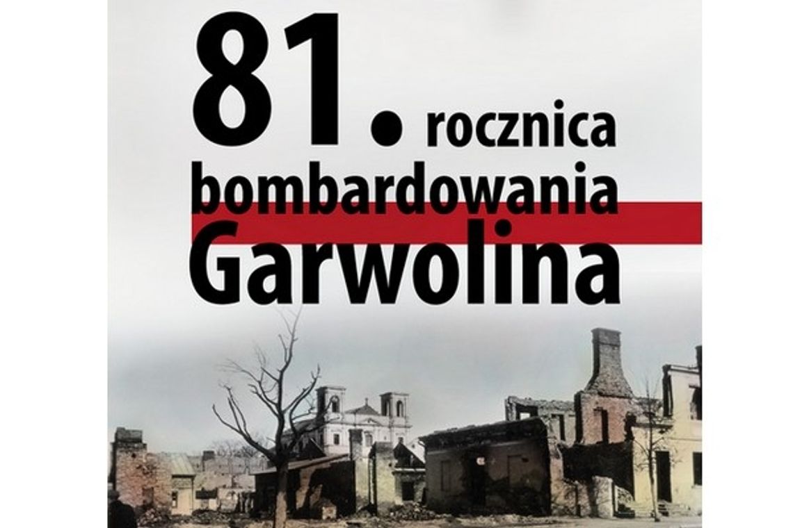 81. rocznica bombardowania Garwolina