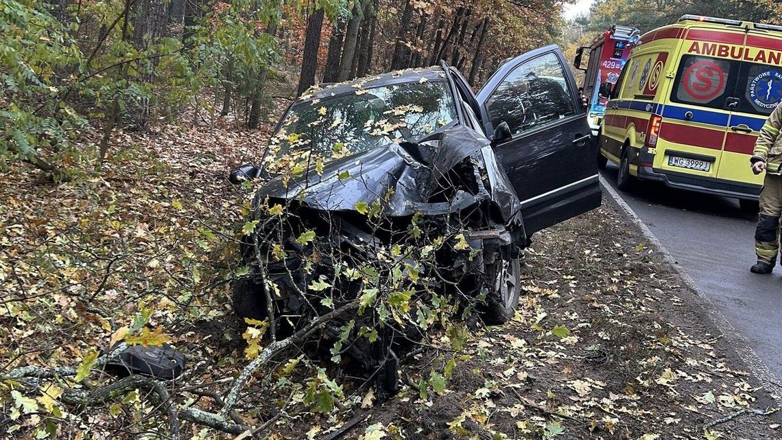 82-latek zasłabł za kierownicą