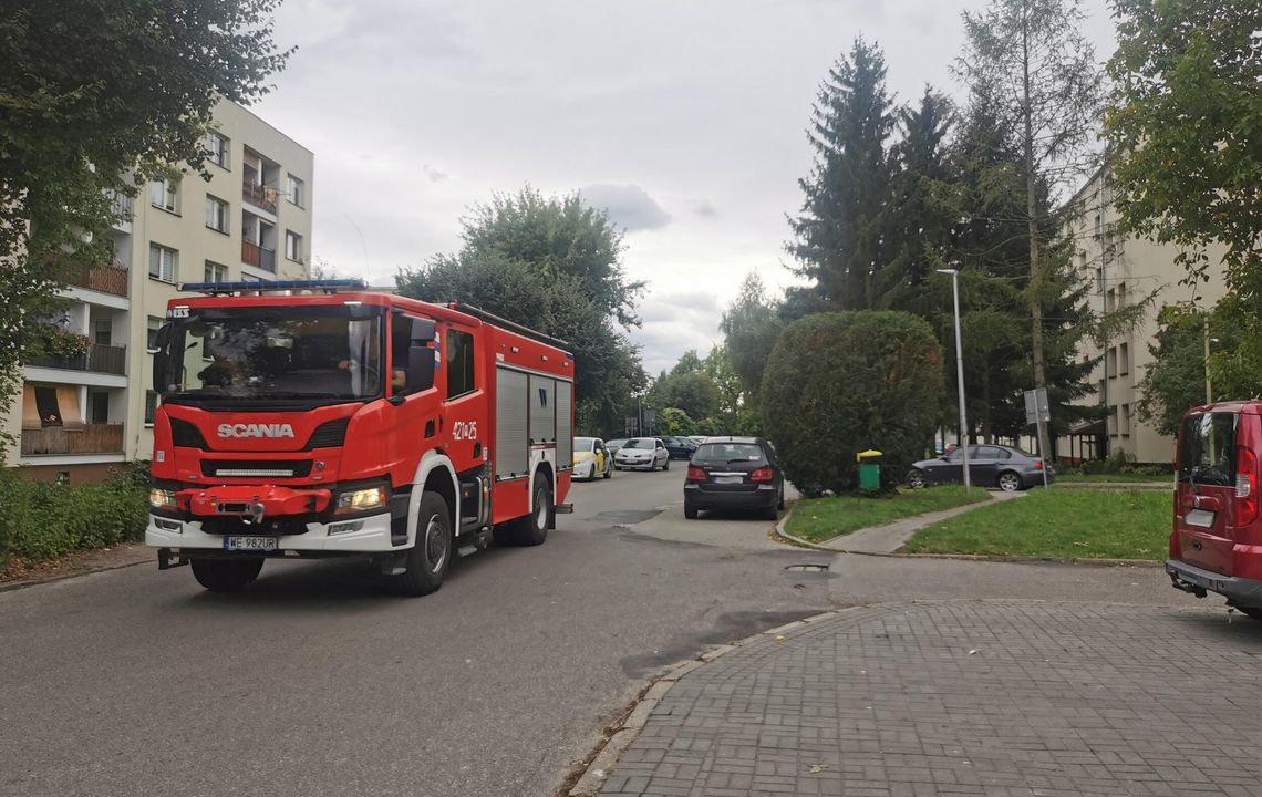 85-letnia kobieta przewróciła się w mieszkaniu. Ratowała ją policja i straż