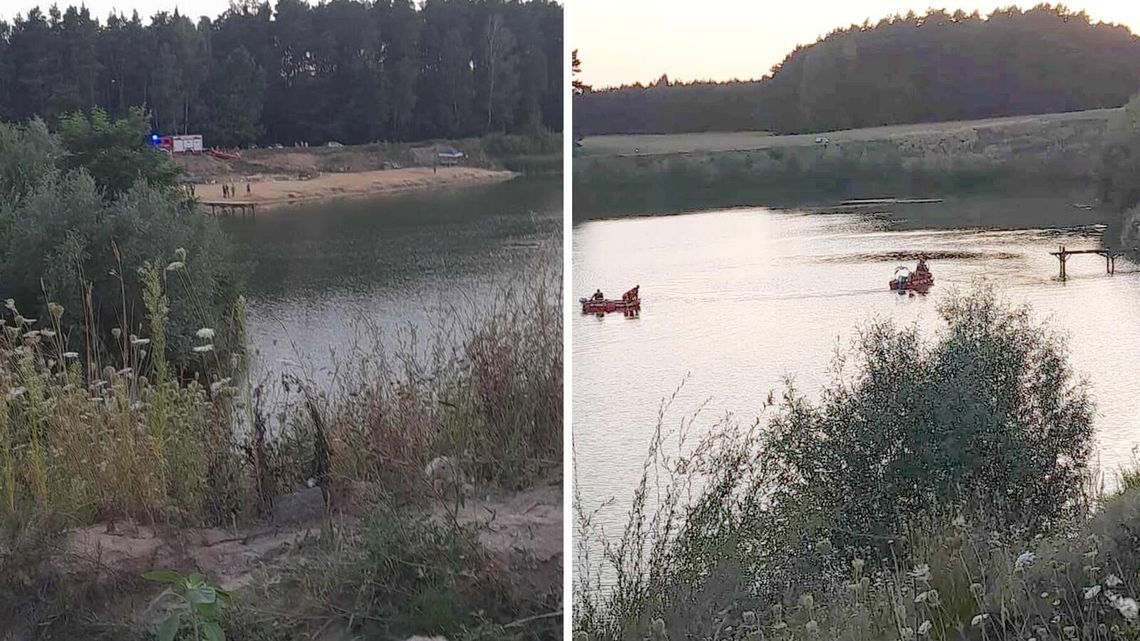 Akcja służb na dzikim kąpielisku. Odnaleziono ciało 22-latka