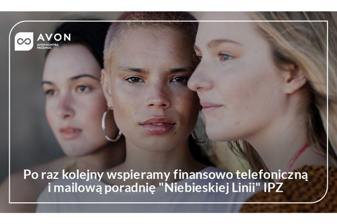 Avon ponownie wspiera ?Niebieską Linię?