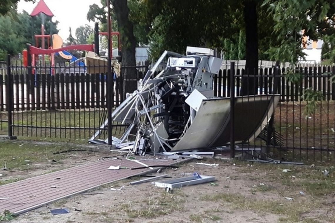 Bankomat wyleciał w powietrze