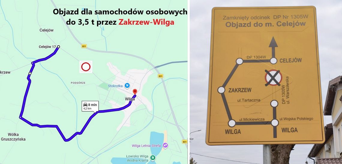 Bardzo duże utrudnienia w Wildze. Zamknięte dwie drogi