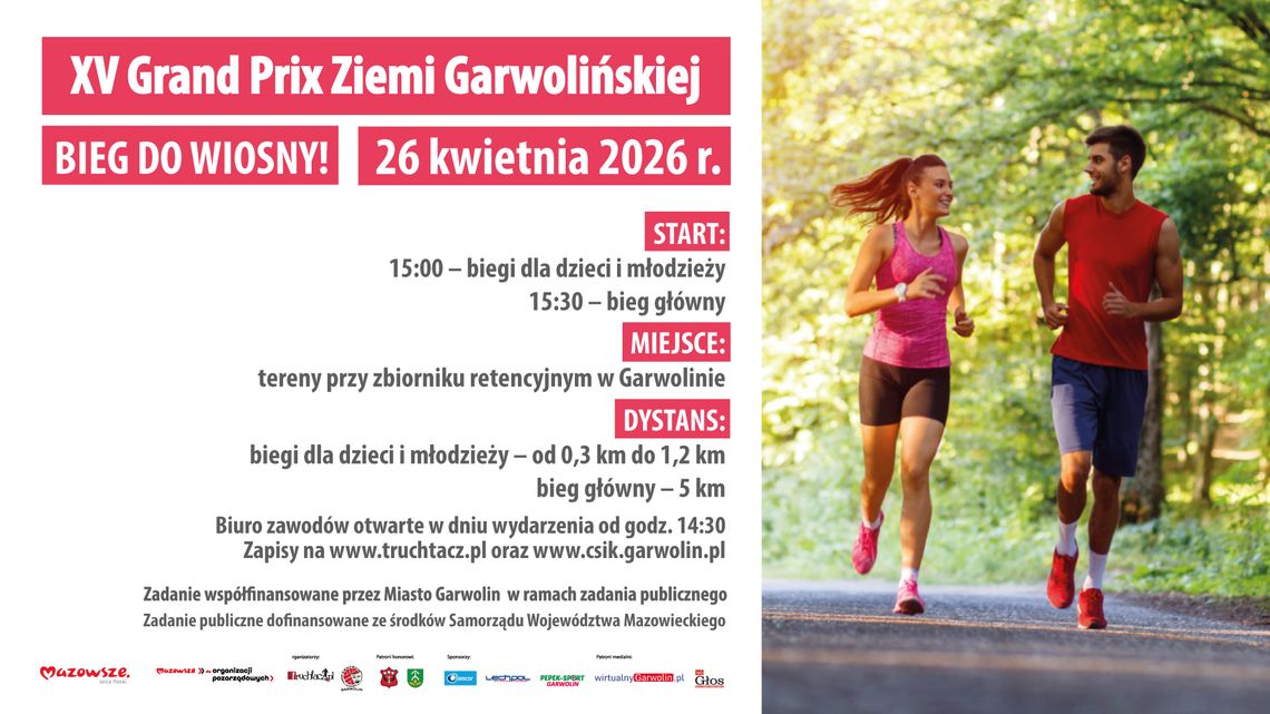 Biegnij do wiosny w Grand Prix Ziemi Garwolińskiej