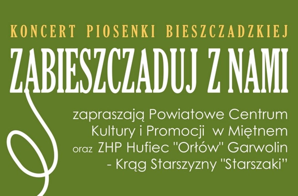 Bieszczadzka muzyka zagości w dworku w Miętnem