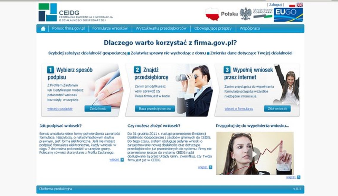 CEIDG już w Garwolinie