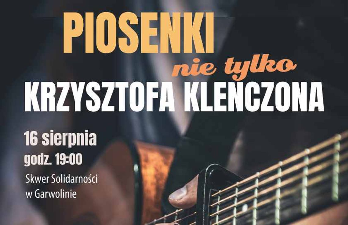 Centrum Sportu i Kultury zaprasza, na muzyczne niedzielne popołudnie w Garwolinie Centrum Sportu i Kultury zaprasza, na muzyczne niedzielne popołudnie w Garwolinie