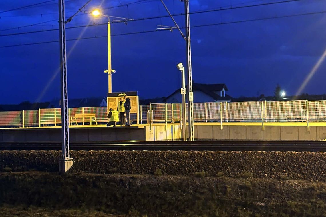 Chwila nieuwagi na peronie. Pociąg potrącił 41-latka [wideo]