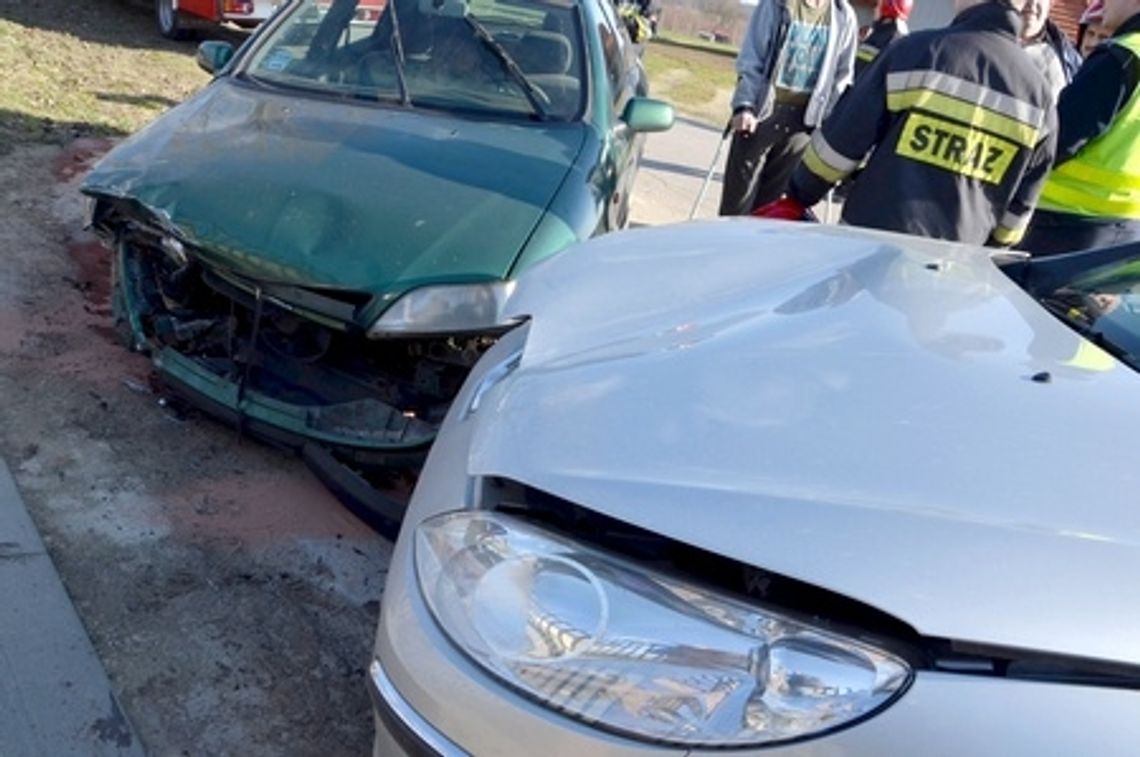 Citroen wjechał w peugeota