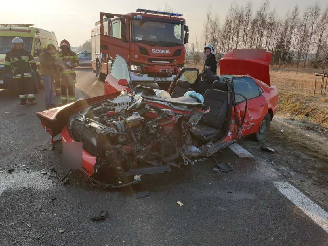 Czołówka na nadwiślance. Ranną zabrało LPR