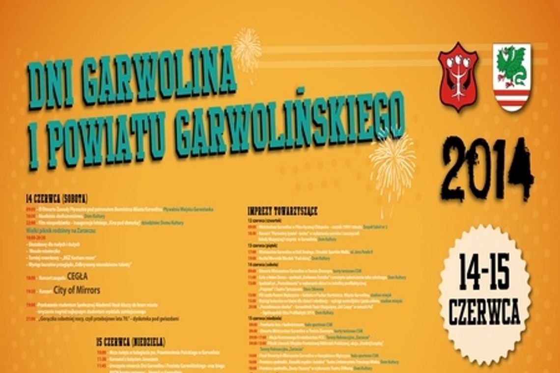 Dni Garwolina i Powiatu Garwolińskiego 2014 [program]