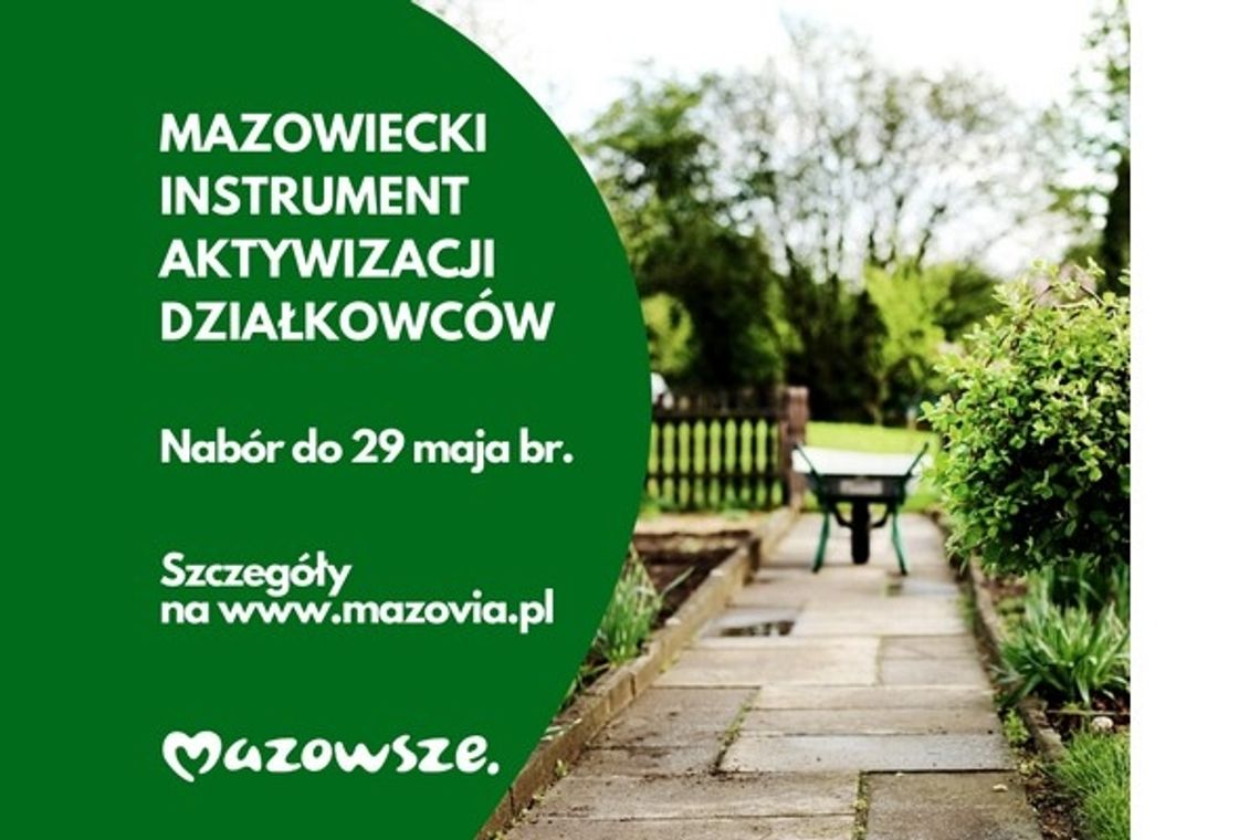 Dobre wiadomości dla działkowców. Ruszył #MIAD2020