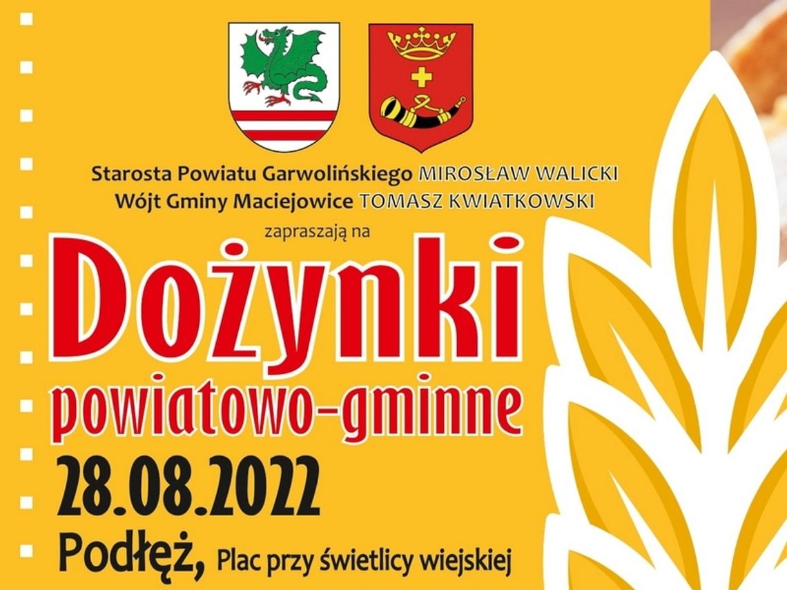 Dożynki powiatowo–gminne w Podłężu. Gwiazdą Enej