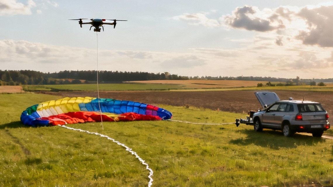 Dron zrzucił podejrzany pakunek? Policja wyjaśnia incydent w Więckowie