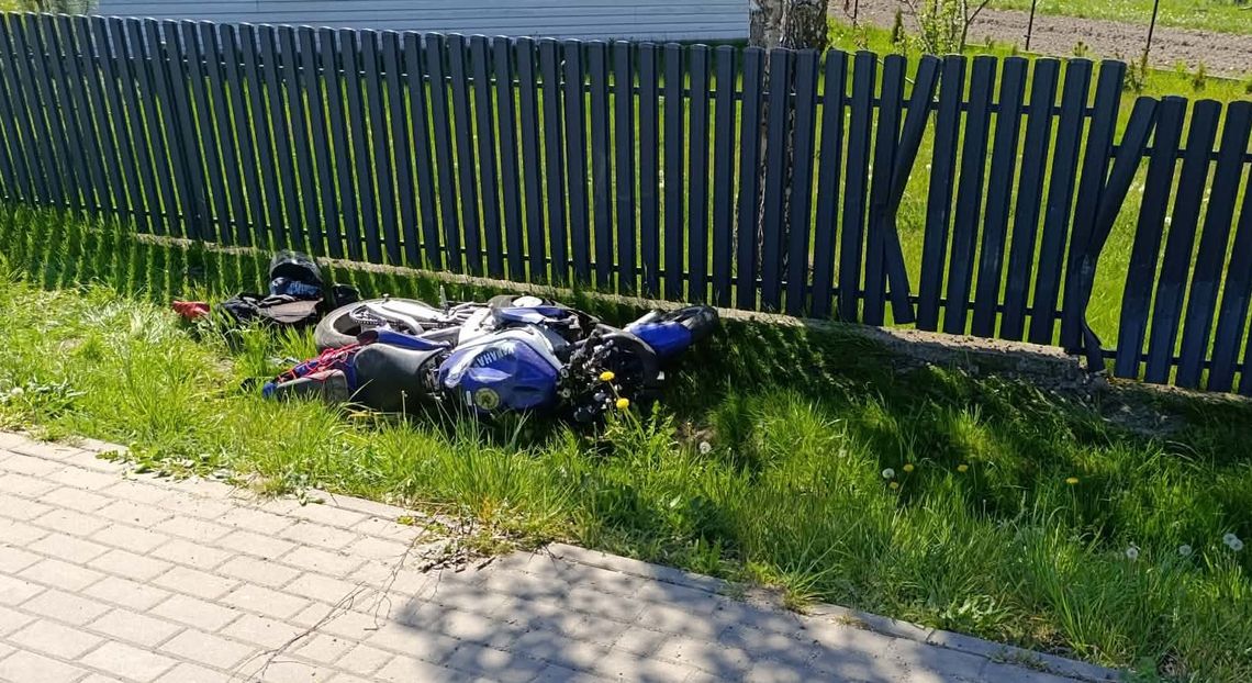 Dwa wypadki z udziałem motocyklistów. Apel policji Dwa wypadki z udziałem motocyklistów. Apel policji