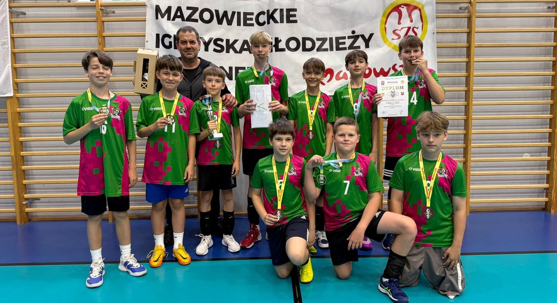 Dwójka z brązowym medalem mistrzostw Mazowsza