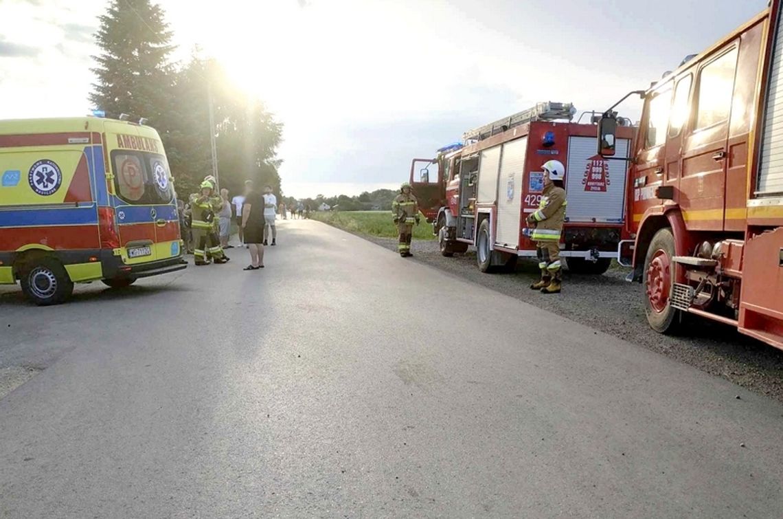 Dziecko wyjechało z bramy prosto pod auto