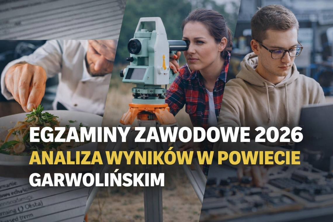 Egzaminy zawodowe 2026 w powiecie garwolińskim. Jak wypadły nasze szkoły?