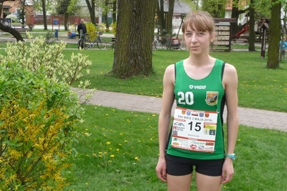 Emilia Mazek z nowym rekordem powiatu w półmaratonie