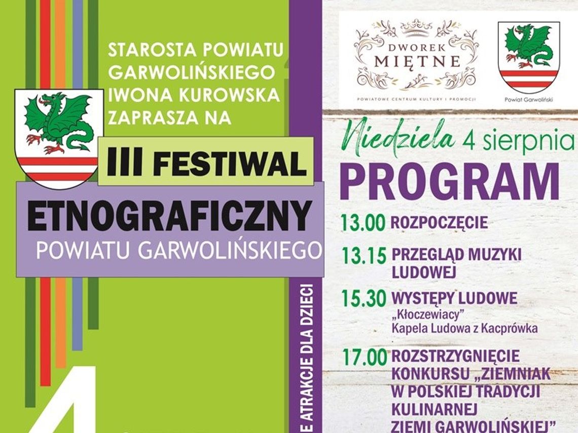 Festiwal Etnograficzny w Miętnem