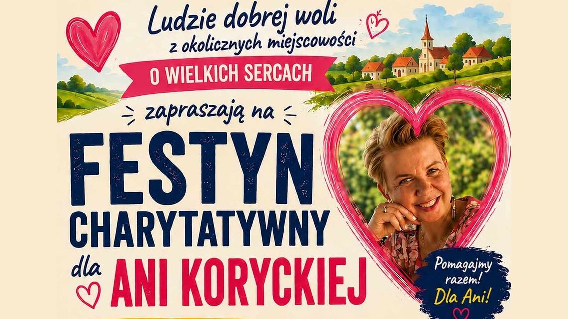 Festyn charytatywny dla Ani Koryckiej. Będzie mnóstwo atrakcji i dobra zabawa Festyn charytatywny dla Ani Koryckiej. Będzie mnóstwo atrakcji i dobra zabawa