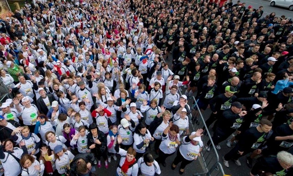 Garwolin biegł w Biegnij Warszawo