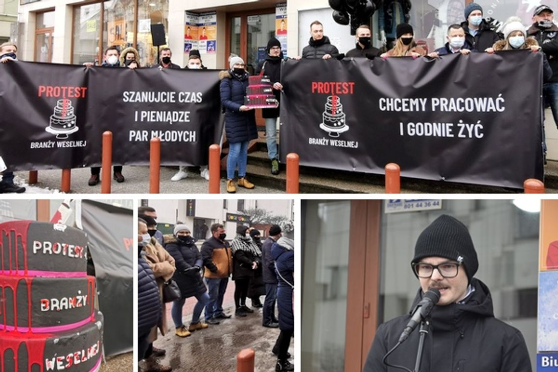 Garwolin włączył się w protest branży weselnej [wideo]