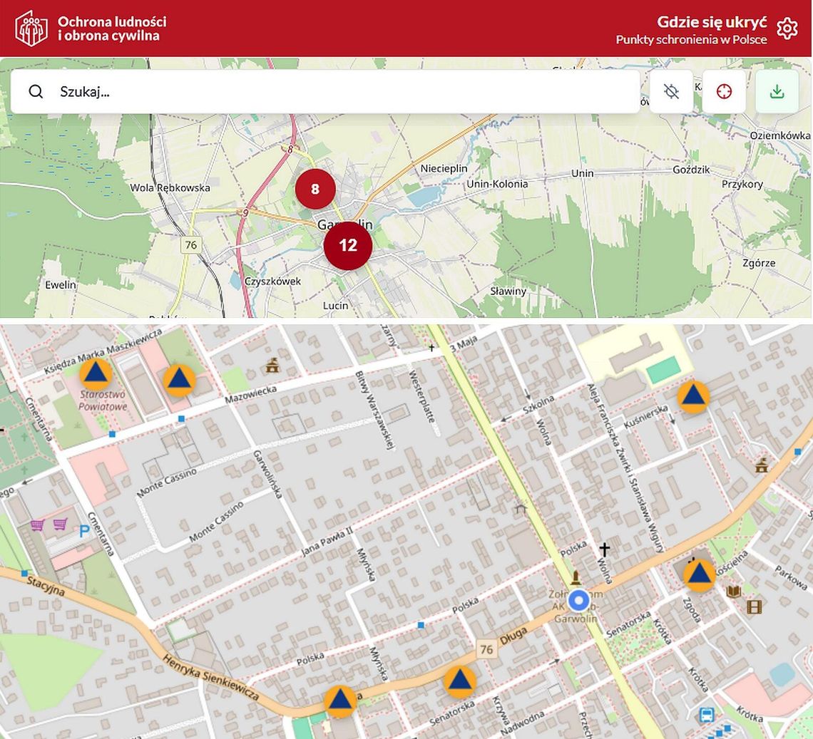 Gdzie się ukryć w razie zagrożenia? Rząd uruchomił aplikację gdziesieukryc.pl