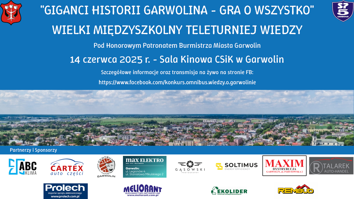 Giganci Historii Garwolina już w sobotę Giganci Historii Garwolina już w sobotę