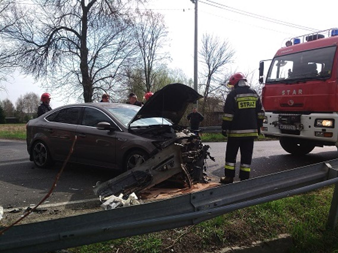 Gm. Borowie: Wypadek w Wilchcie. Są utrudnienia w ruchu