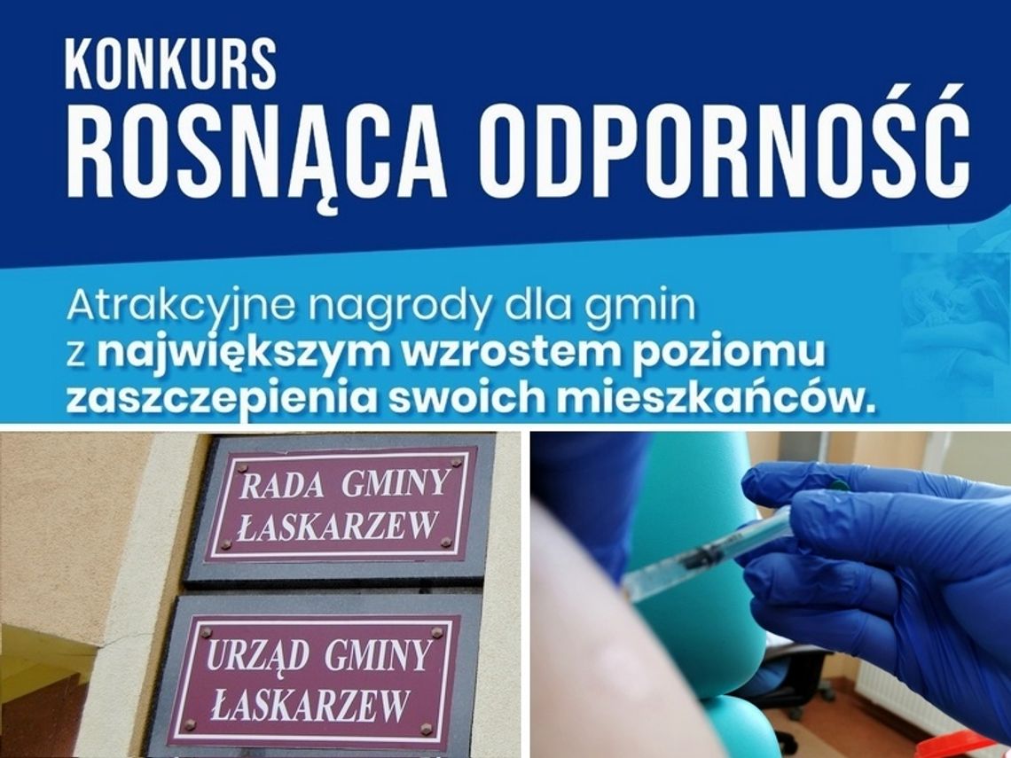 Gm. Łaskarzew: Milion za największy wzrost zaszczepionych