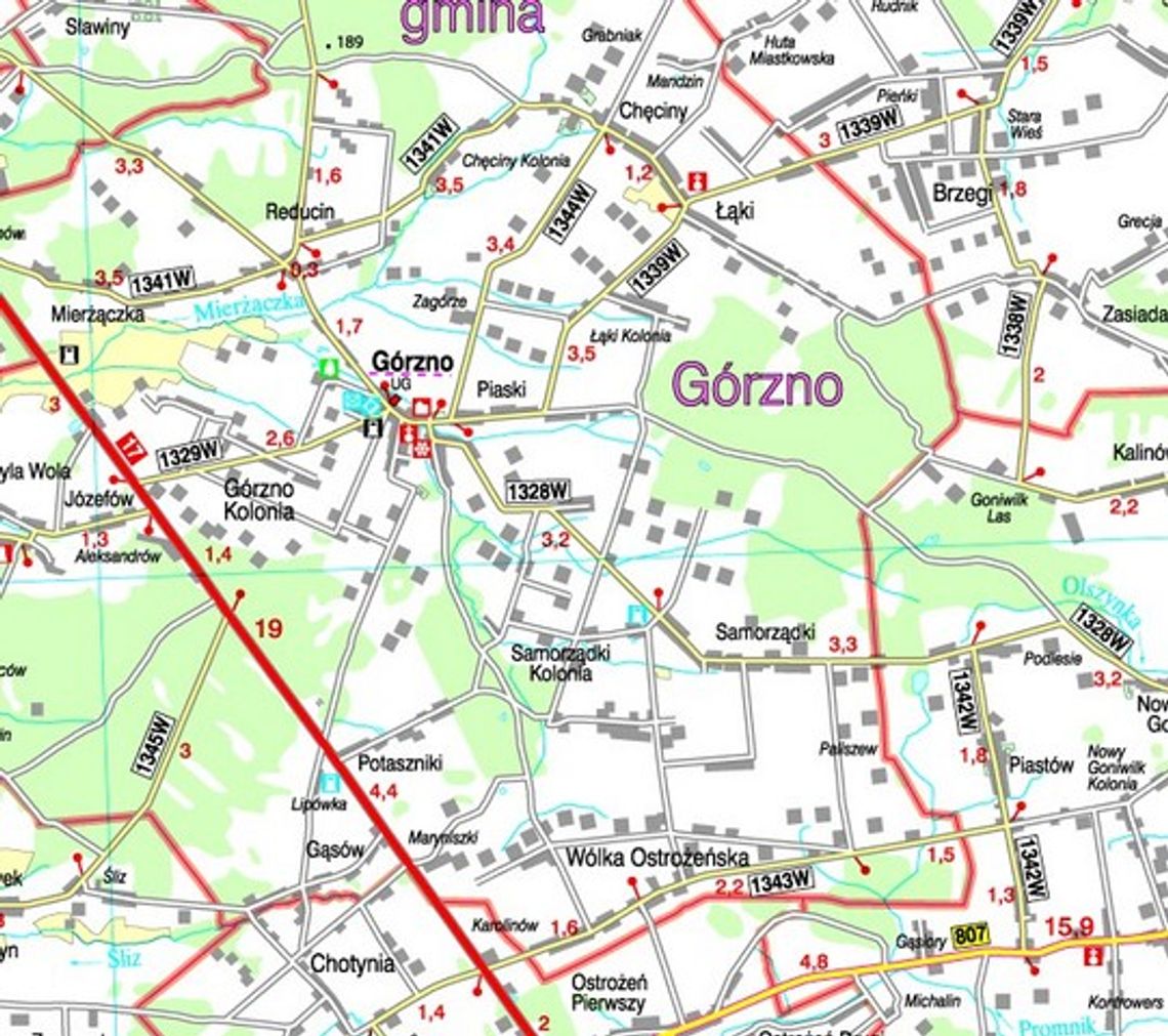 Górzno Kolonia znika z map