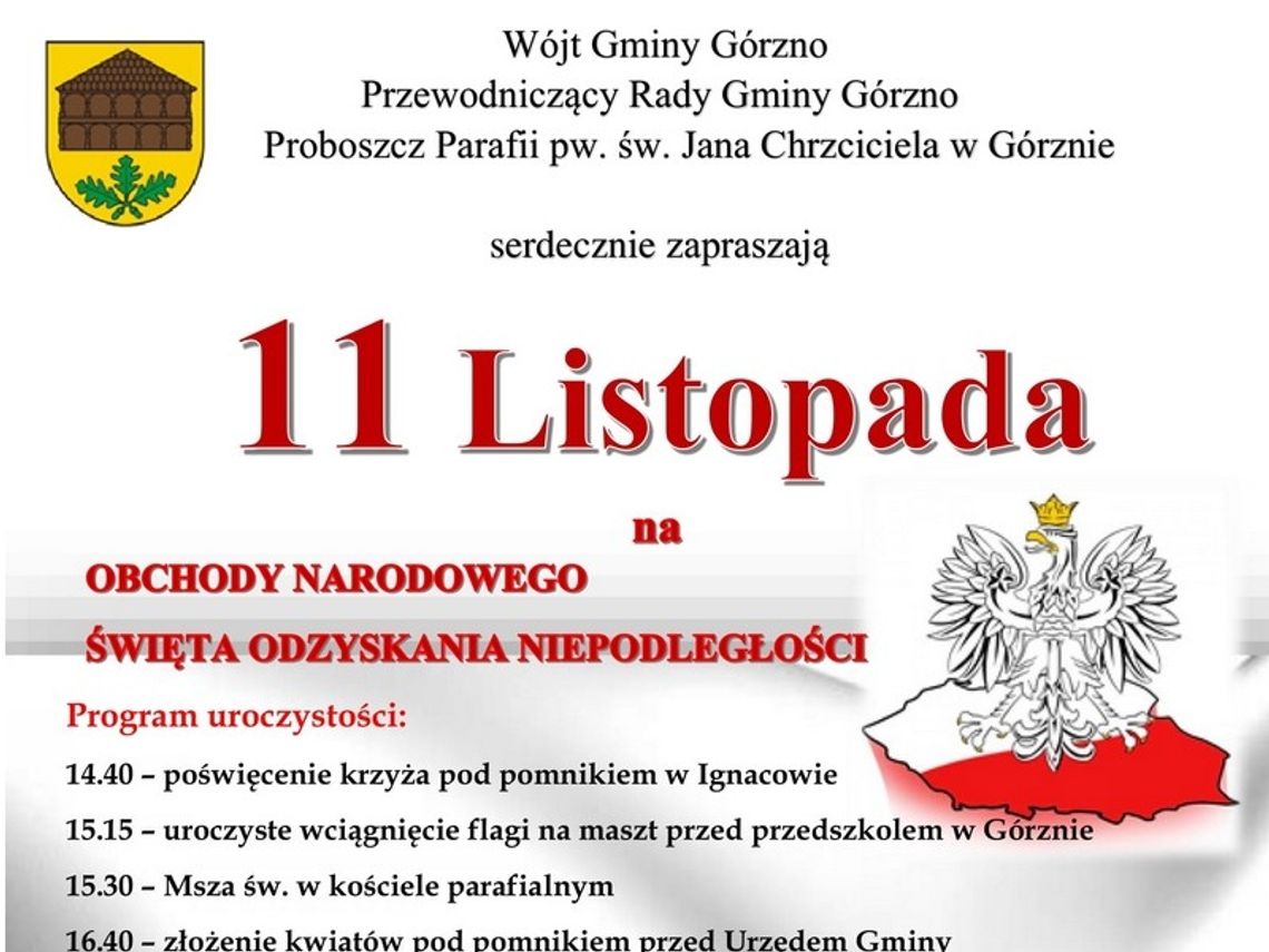 Górzno świętuje niepodległość!