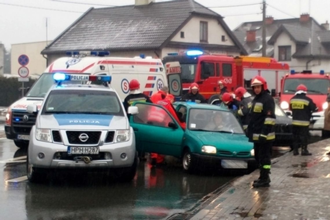 Groźny wypadek na Stacyjnej