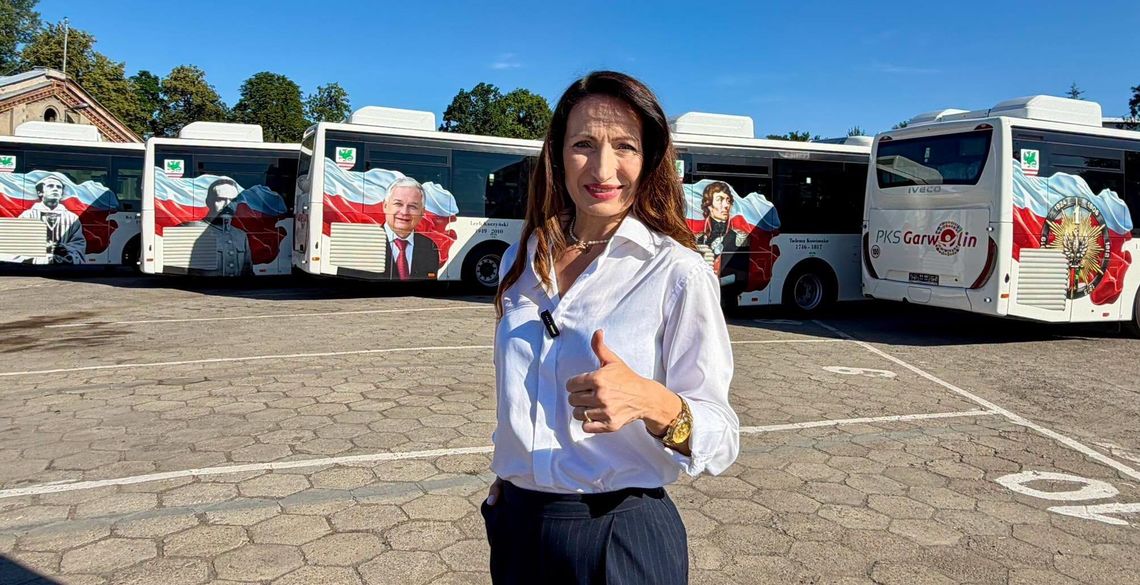Historyczne postacie na autobusach PKS Garwolin Historyczne postacie na autobusach PKS Garwolin