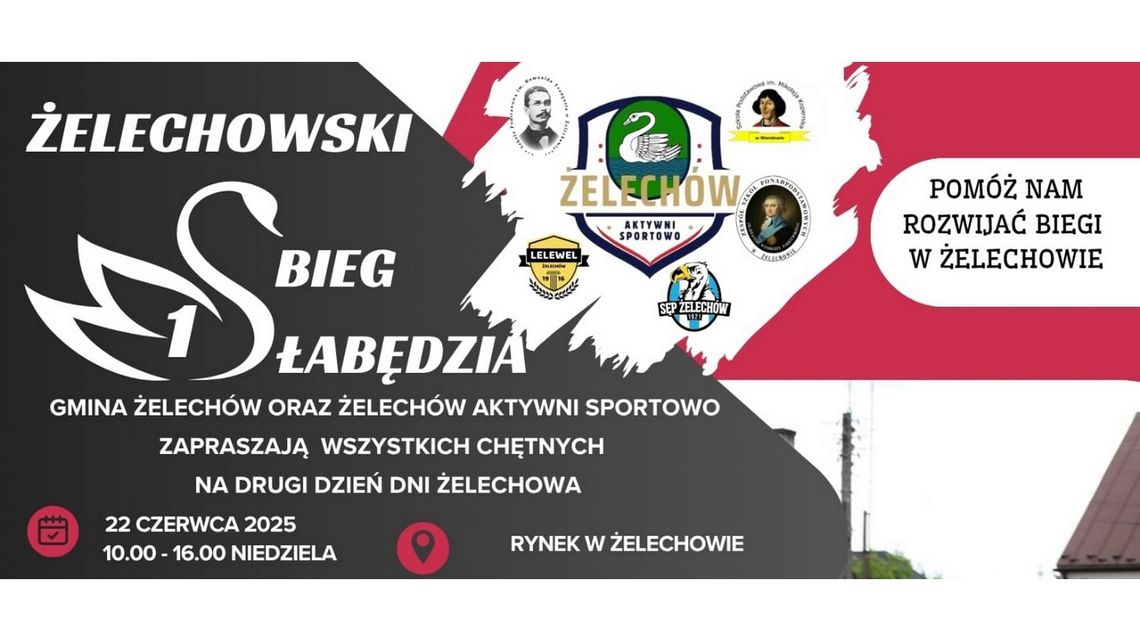 I Żelechowski Bieg Łabędzia już 22 czerwca I Żelechowski Bieg Łabędzia już 22 czerwca