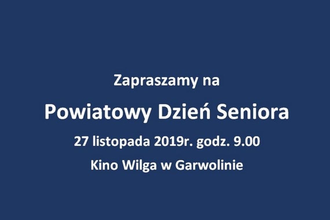 III Powiatowy Dzień Seniora