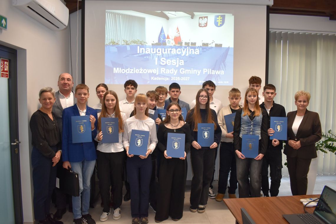 Inauguracyjna Sesja Młodzieżowej Rady Gminy Pilawa