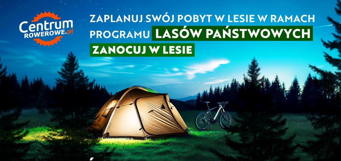 Jak legalnie zanocować w lesie? Praktyczny poradnik dla rowerzystów i miłośników przygód z powiatu garwolińskiego