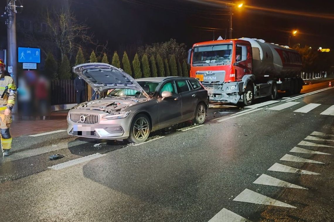 Kierowco! Zachowaj odstęp. Kolizja w Żelechowie Kierowco! Zachowaj odstęp. Kolizja w Żelechowie