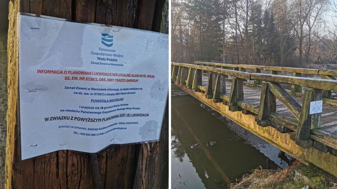 Kładka nad Wilga do likwidacji. Mieszkańcy przeciwni