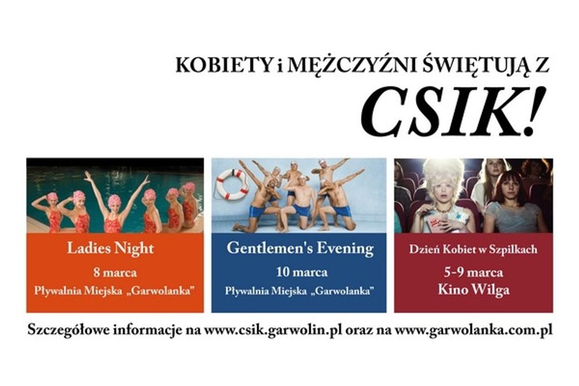 Kobiety i mężczyźni świętują z CSiK!