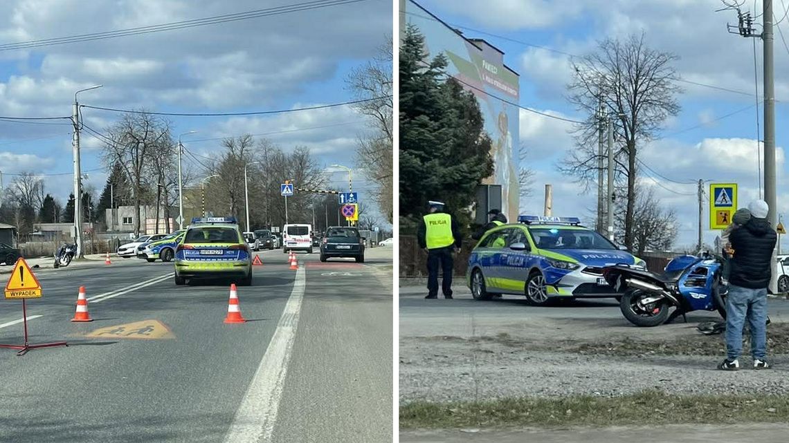 Kolejne groźne zdarzenie z udziałem jednośladu Kolejne groźne zdarzenie z udziałem jednośladu