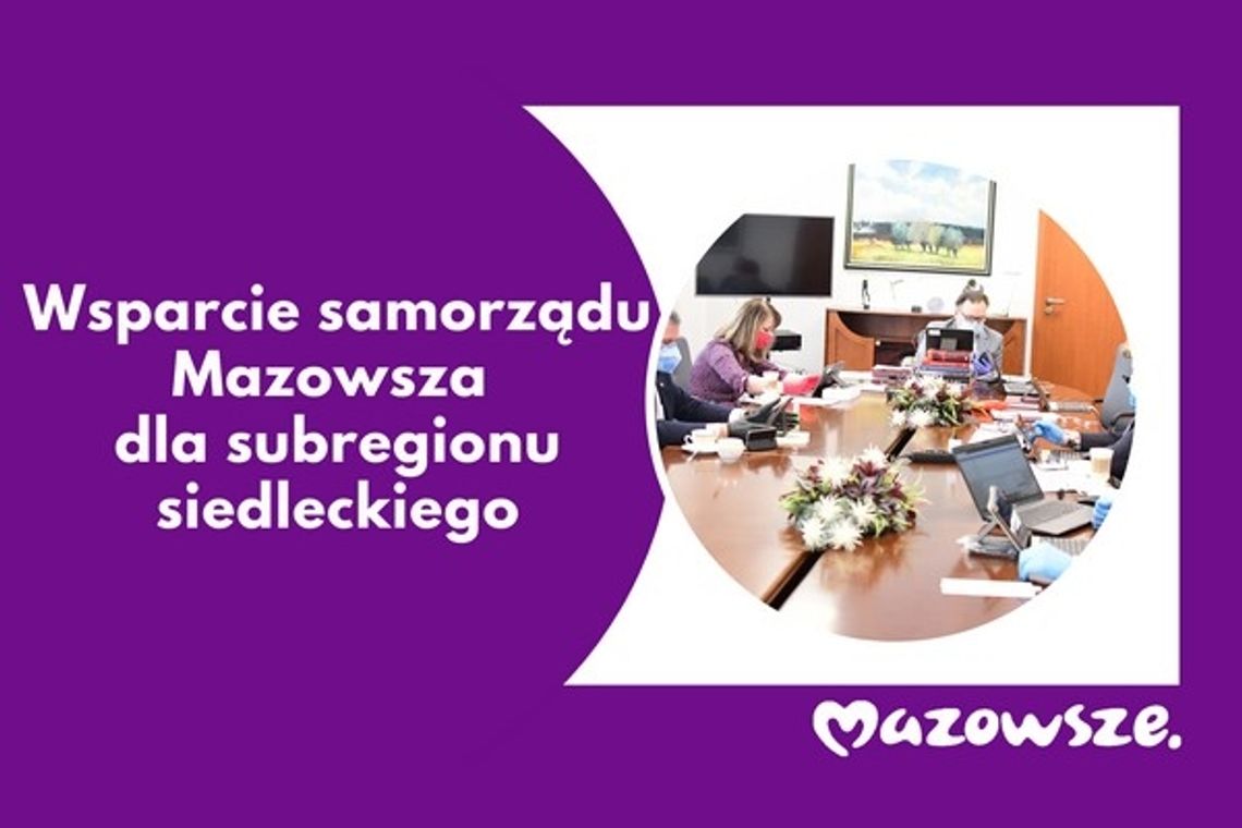 Kolejne wsparcie samorządu Mazowsza dla subregionu siedleckiego