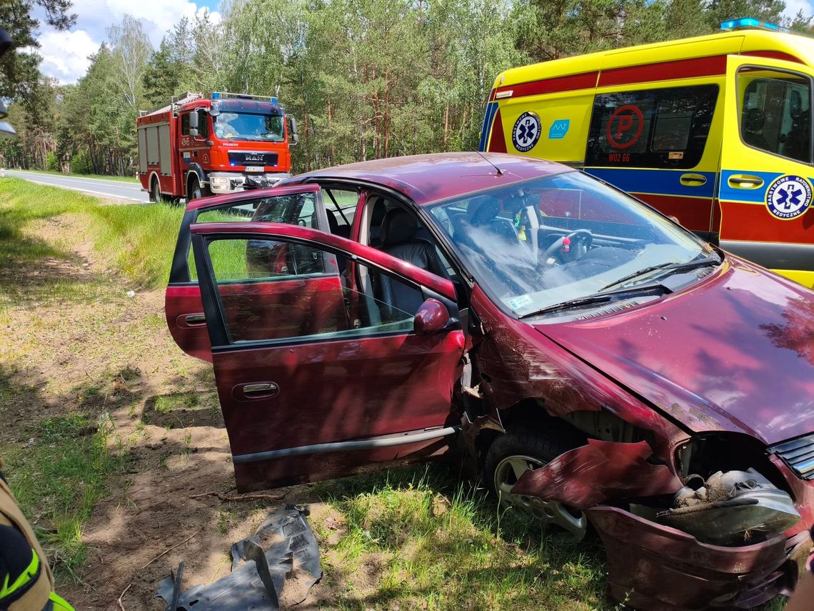 Kolizja na ekspresówce i auto w rowie na nadwiślance Kolizja na ekspresówce i auto w rowie na nadwiślance