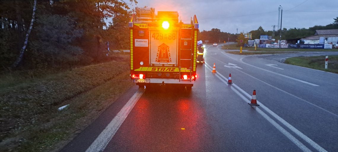 Kolizja na skrzyżowaniu w Wildze z udziałem pojazdu nauki jazdy