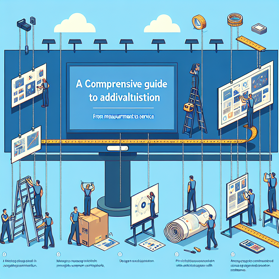 Kompleksowy przewodnik po montażu reklam: Od pomiaru do serwisu