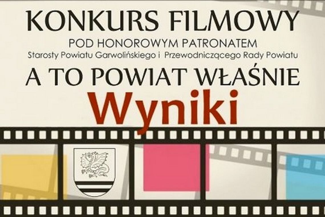 Konkurs filmowy rozstrzygnięty