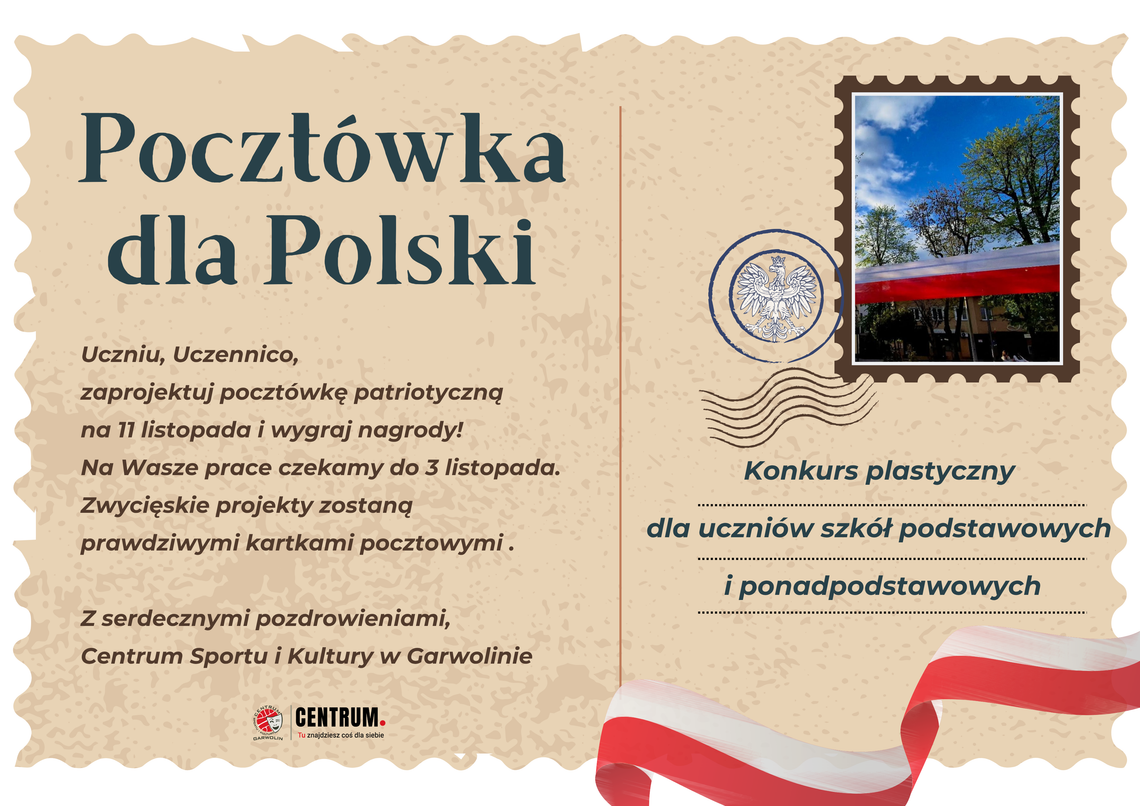 Konkurs plastyczny „Pocztówka dla Polski” Konkurs plastyczny „Pocztówka dla Polski”